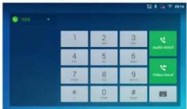 GRANDSTREAM GXV3370 - Konfigurieren des GXV3370 mit dem Touchscreen: - 1