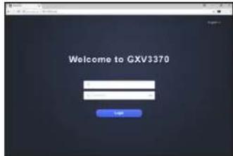 GRANDSTREAM GXV3370 - Configurazione del GXV3370 mediante un browser web: - 1