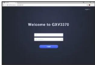 GRANDSTREAM GXV3370 - Настройка GXV3370 с помощью веб-обозревателя: - 1