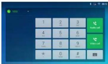 GRANDSTREAM GXV3370 - Configuring the GXV3370 using Touch Screen: - 1