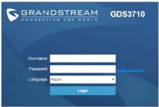 GRANDSTREAM GDS3710 - Hinweis: - 2