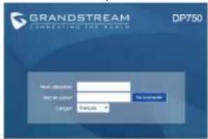 GRANDSTREAM DP750 - Remarques: - 1
