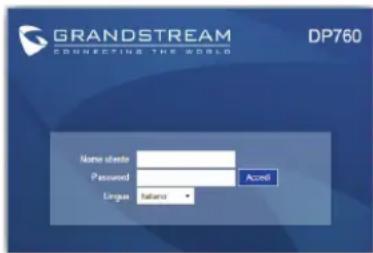 GRANDSTREAM DP760 - Accesso alla UI Web - 1