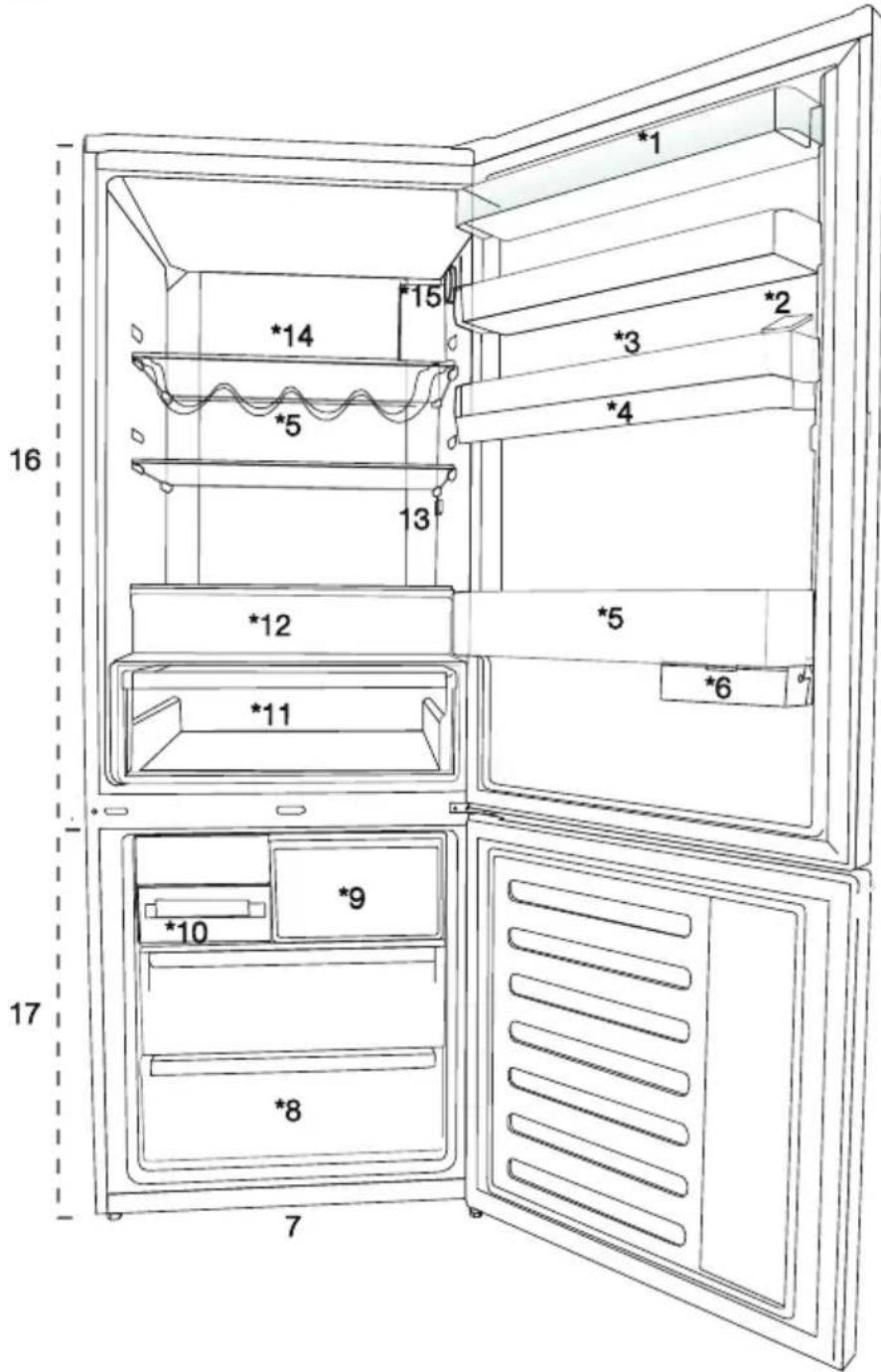 BEKO RCNE560E60ZXPN - Hladilnik - 1