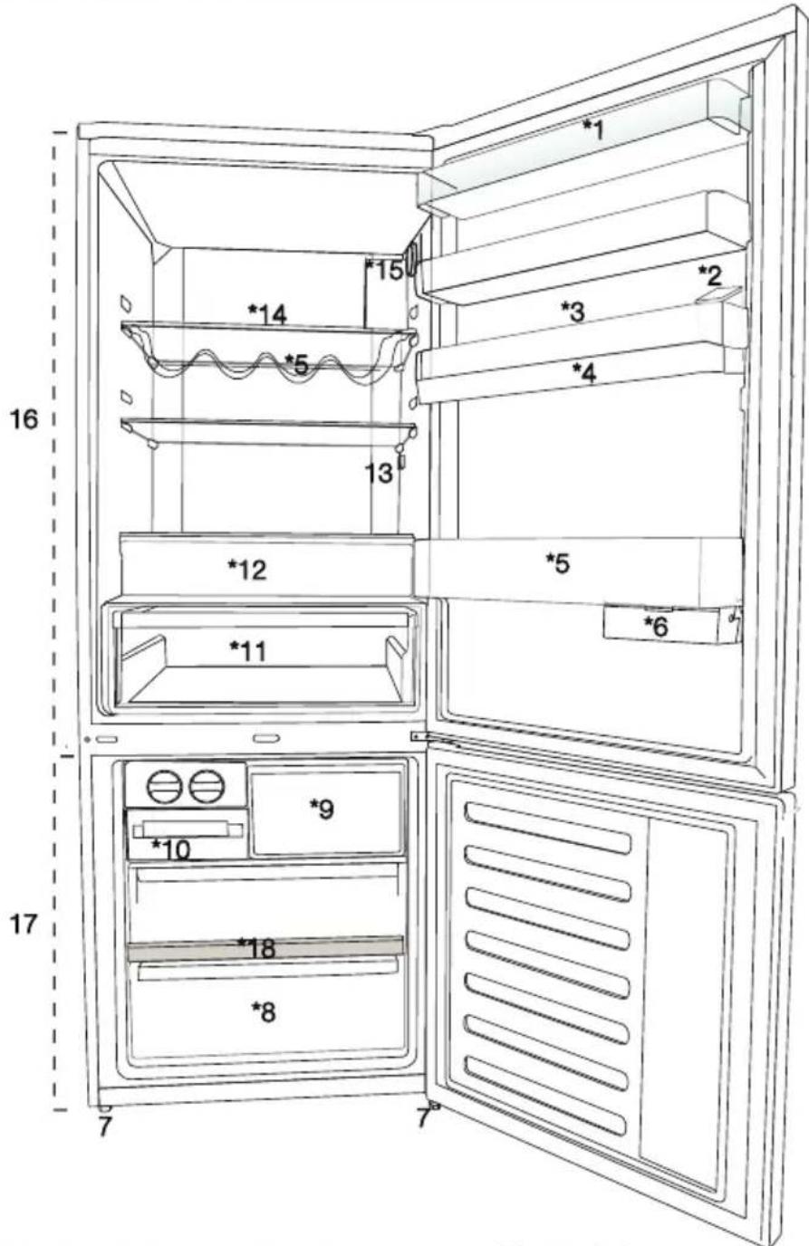 BEKO RCNE560E60ZXPN - Votre réfrigérateur - 1