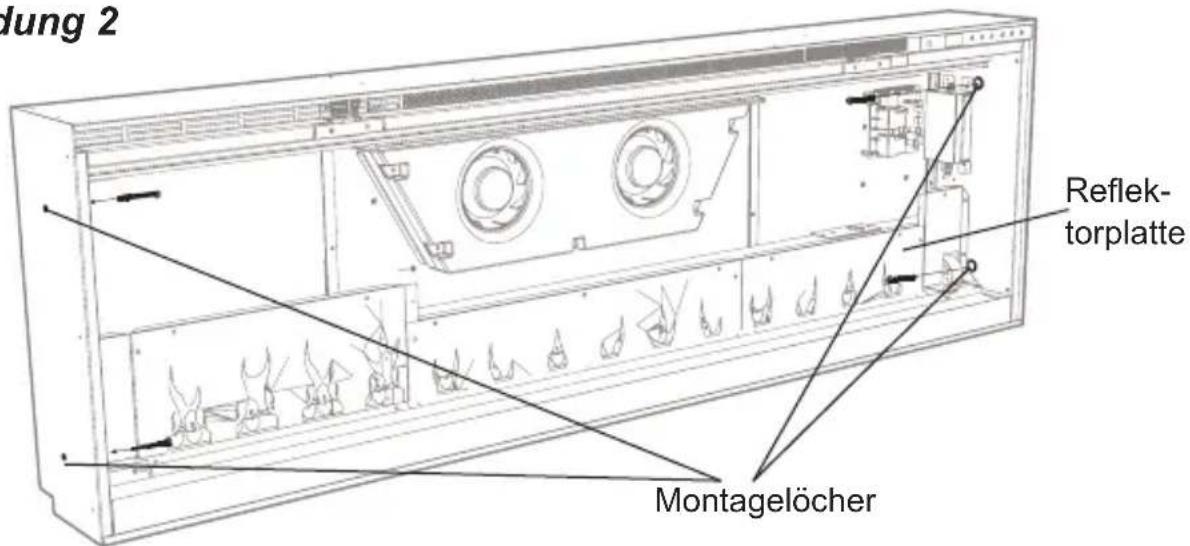 DIMPLEX XLF74 - Montage des Kamins - 1