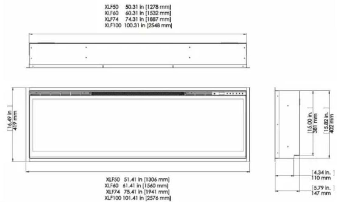 DIMPLEX XLF74 - Informations techniques - 1