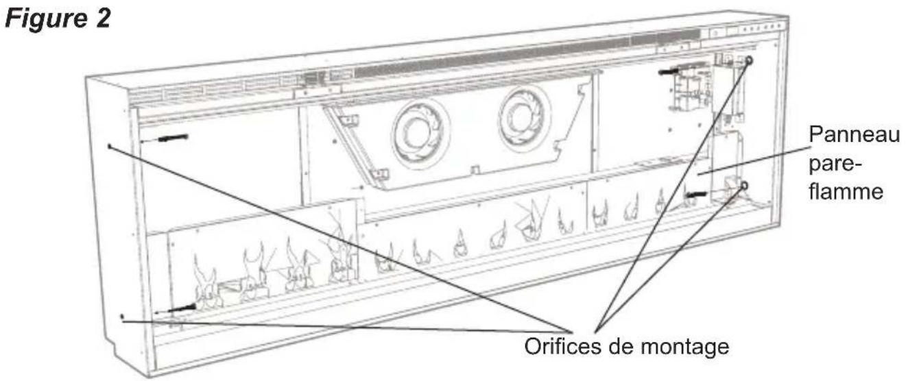 DIMPLEX XLF74 - Installation du foyer - 1