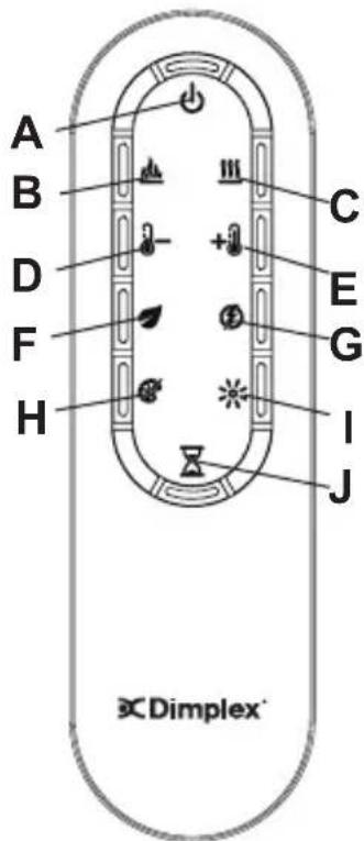 DIMPLEX XLF50 - Heat ON/OFF - 1