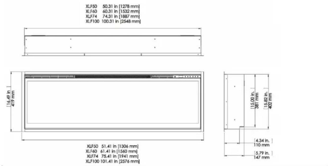 DIMPLEX XLF50 - Informations techniques - 1