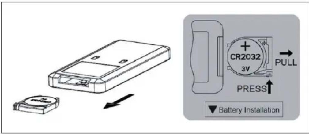 Klarstein IceWind Plus Smart - Changing the battery of the remote control - 1