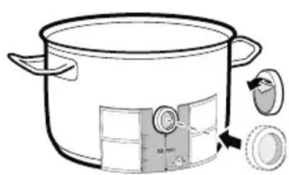 BOSCH PXY621DX6E - Naklejanie nakladki silikonowej - 1