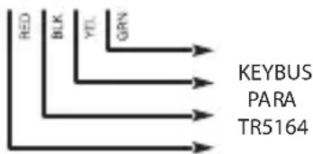 DSC TR5164 - Conecte o receptor TR5164 - 2