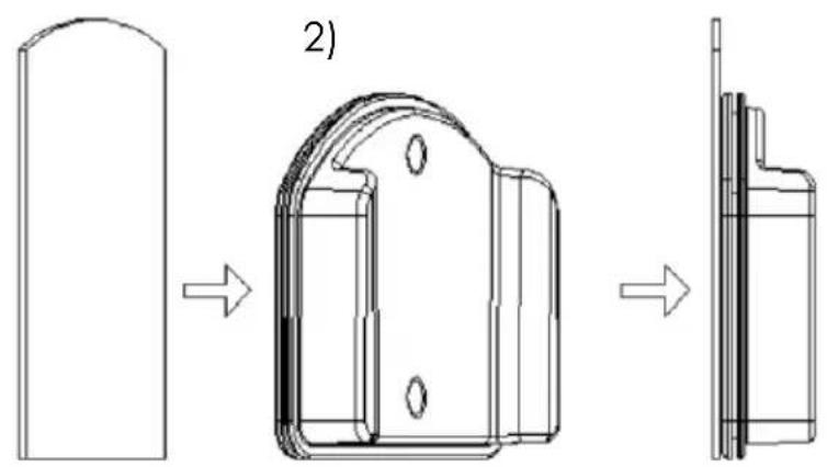 THOMSON THVC23296T - Magnetic wall mount: no need to screw the bracket to the wall! - 2