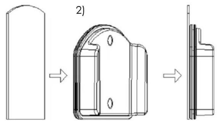 THOMSON THVC23296T - Soporte de pared magnétique: no esnecessary atornillar el soporte a la pared! - 2