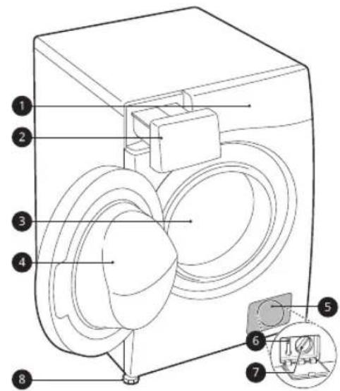 LG F4WV308S4B - Vooraanzicht - 1