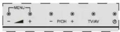 HITACHI 22HE3001 - TV a ovladaci tlačitka (v závislosti na modelu) - 1