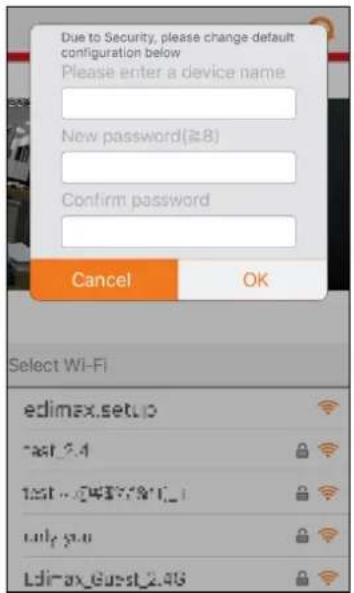 Edimax IC9110W V2 - Ouvrez l'appli EdiLife et appuyez sur l'icône . - 1