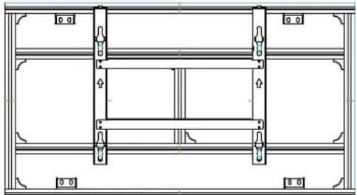 LG ABVL200X - Cadre de fixation MultiVision - 1