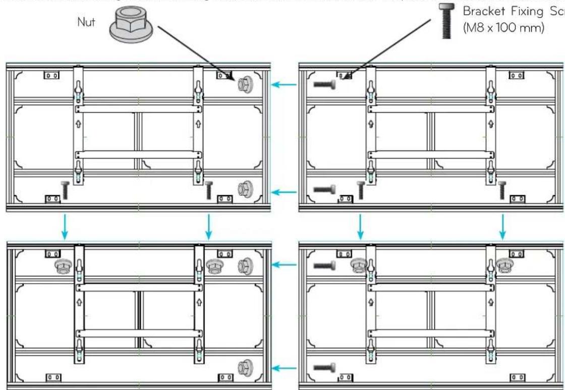 LG ABVL200X - Assembling the MultiVision Bracket - 1