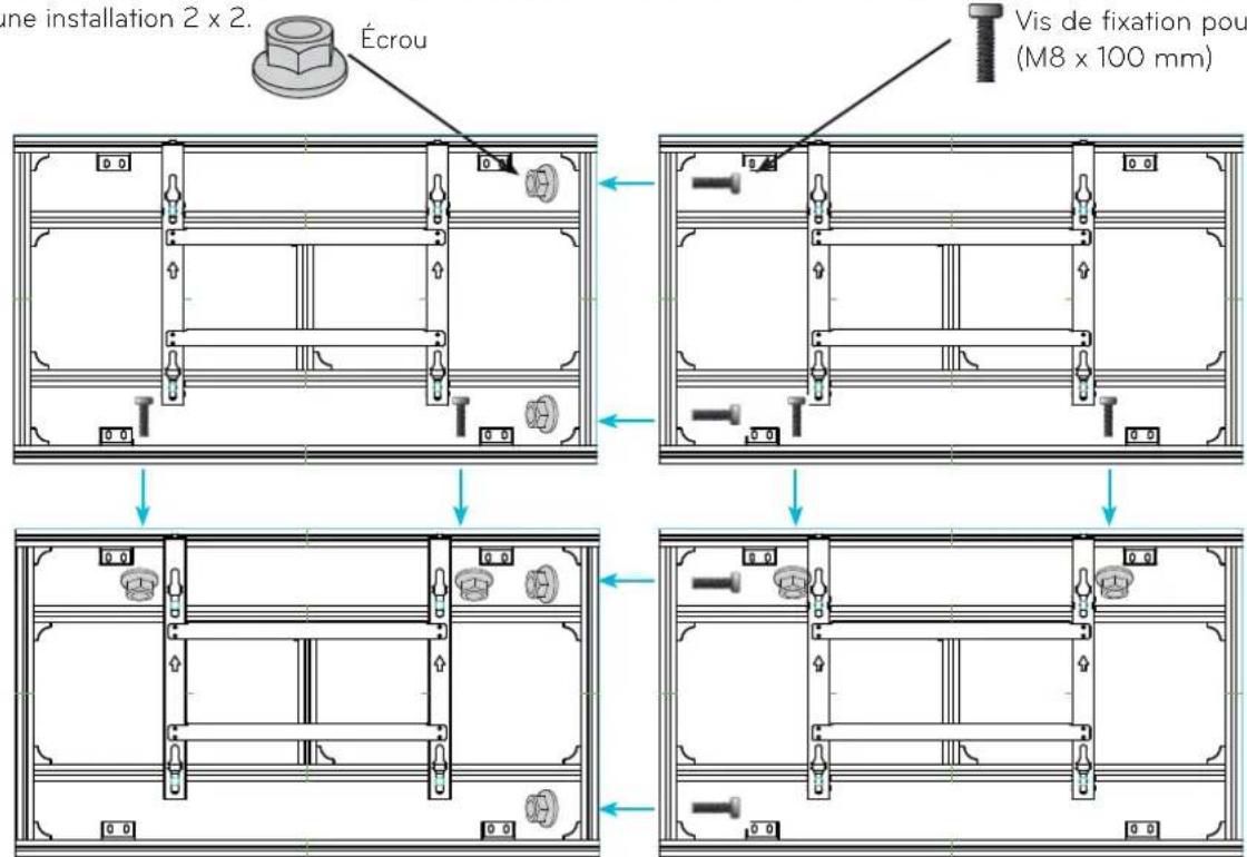 LG ABVL200X - Assemblage du cadre MultiVision - 1