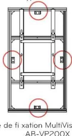 LG ABVP200X - Vérification des points de fixation des cadres - 2