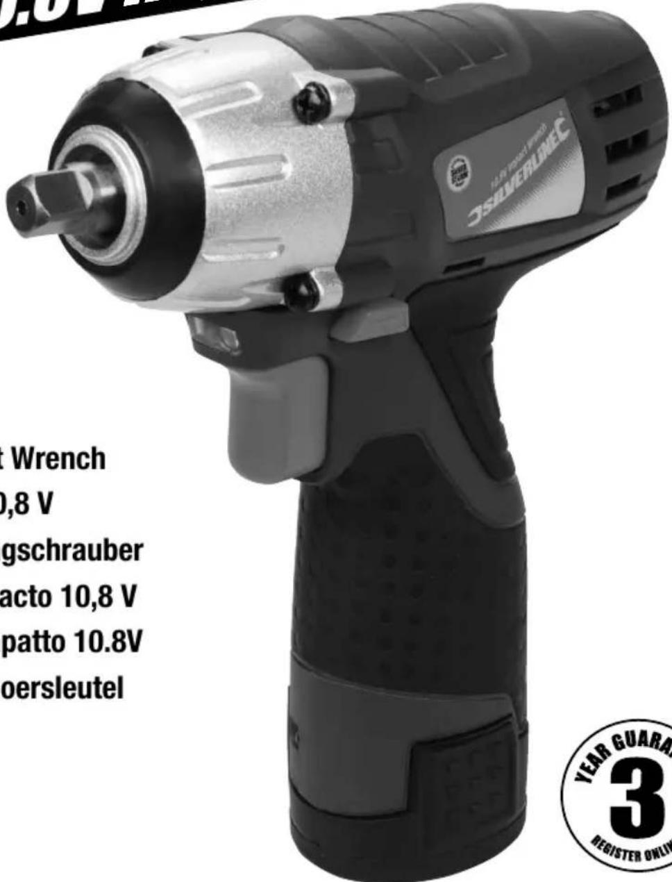 SILVERLINE 262266 - 10.8V Impact Wrench - 1