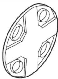 SILVERLINE 547900 - Hose Reel 45m Capacity - 2