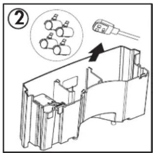 DANBY DDR030EBWDB - CASTER INSTALLATION - 2