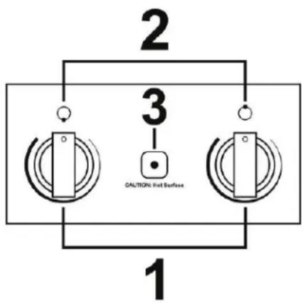 DANBY DRC14A1BD - INDICATEUR DE SURFACE CHAUDE - 1