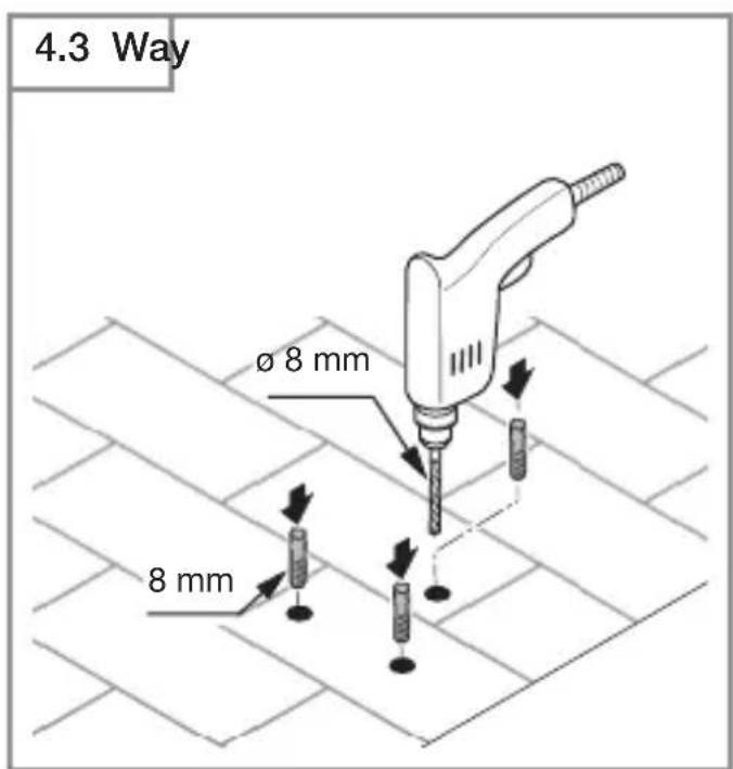 4.3 Way Ø 8 mm 8 mm