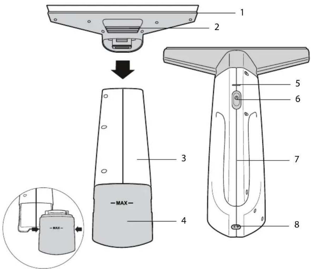 QUIGG GTFS04 - Nettoyeur de vitre sans fil - 1