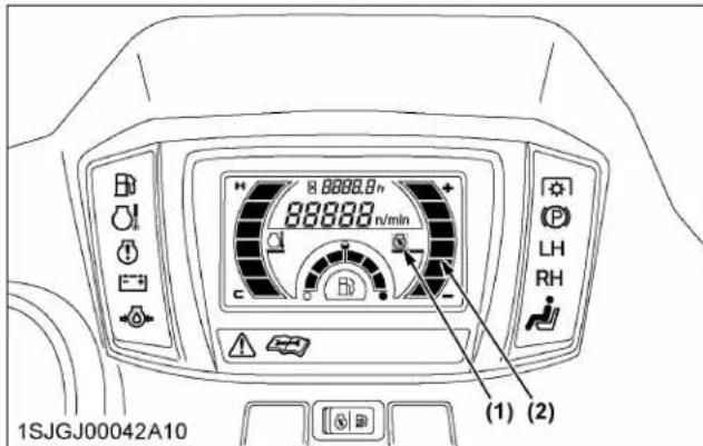 KUBOTA Z751KWi - Mode de surveillance de la consommation d'énergie - 1