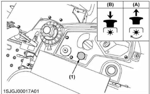 KUBOTA Z751KWi - Interrupteur de PDF - 1