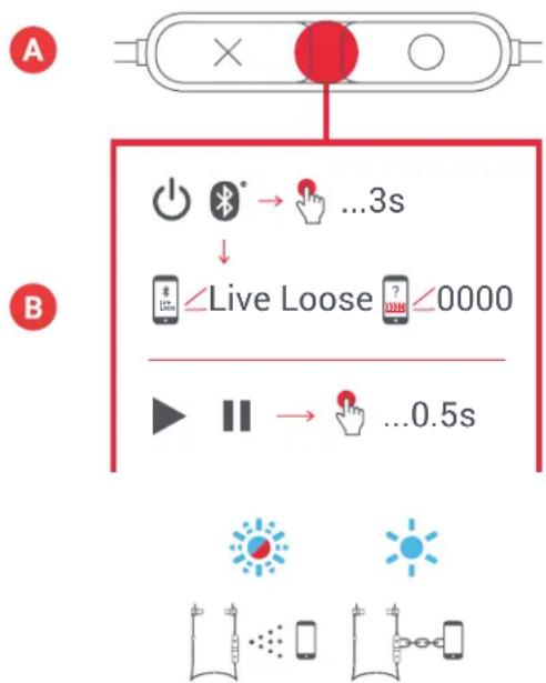 JAM Live Loose HXEP202 - B - CONNECTING TO A DEVICE - 1