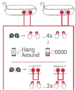 JAM Hang Around HXP505 - D - KNOPFUNCTIE - 1