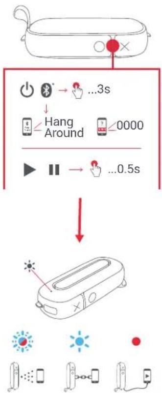 JAM Hang Around HXP505 - B - CONECTAREA LA UN DISPOZITIV - 1
