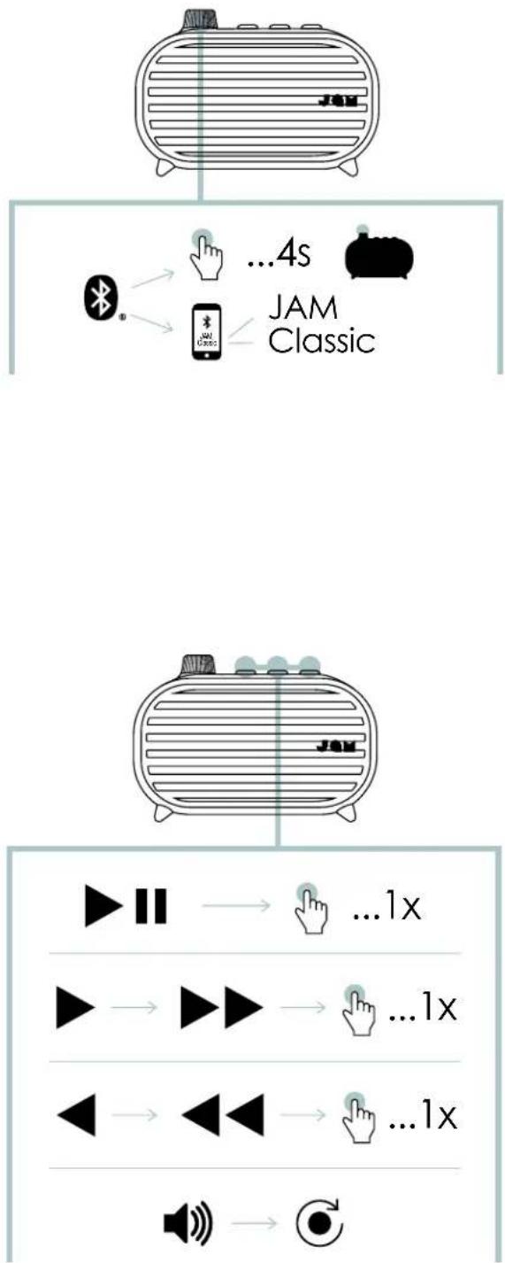 JAM Classic Wireless HXP325 - C-BUTTONFUNCTION - 1