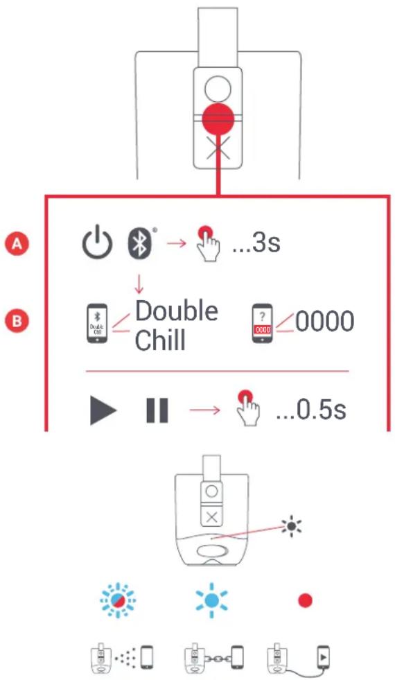 JAM Double Chill HXP404 - B - CONECTANDO A UM DISPOSITIVO - 1