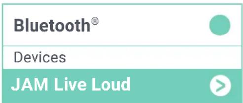 Bluetooth® Devices JAM Live Loud >