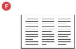 Image showing a document with placeholder text lines and a red circular icon labeled 'F' in the top-left corner.