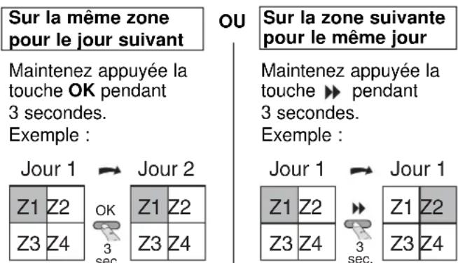DIMPLEX RXPW4N - Validator et copier le programme - 1