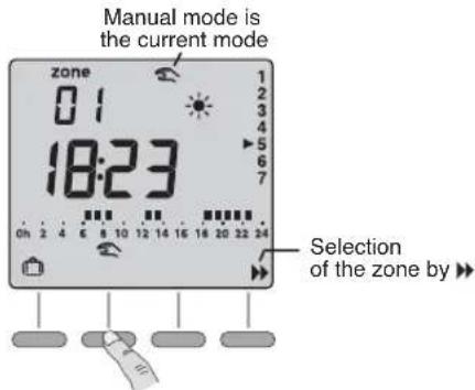 DIMPLEX RXPW4N - Manual mode - 1