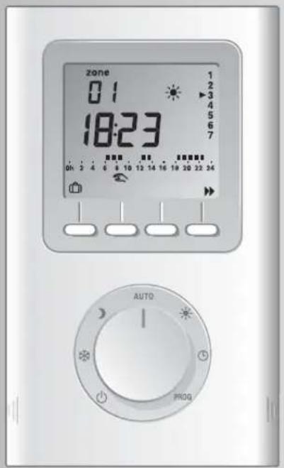 DIMPLEX RXPW4N - Programmateur Fil Pilote 4 zones 4 Zone Pilot Wire Programmer - 1