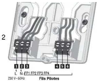DIMPLEX RXPW4N - Raccordement - 2