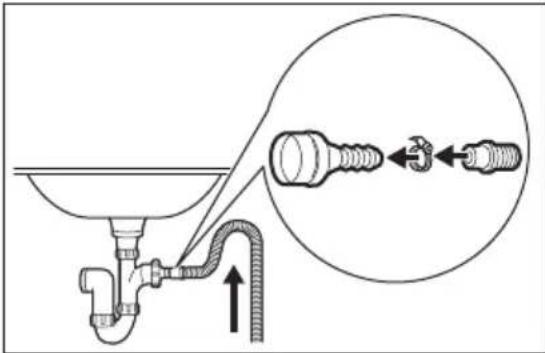 FAURE FWF92408HP - Vidange de l'eau - 6