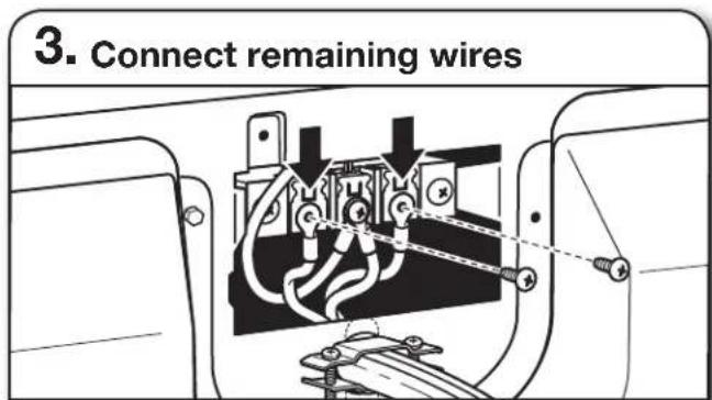 WHIRLPOOL WGD4950HW - Prepare to connect neutral ground wire and neutral wire - 3