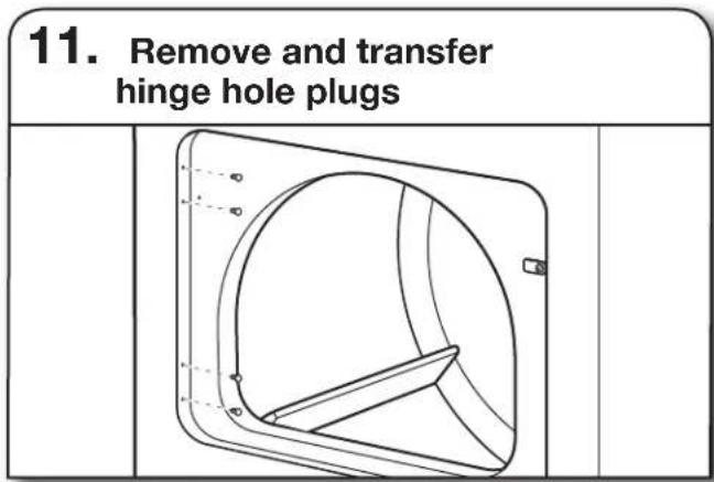 WHIRLPOOL WGD4950HW - REVERSE DOOR SWING (OPTIONAL) - 11