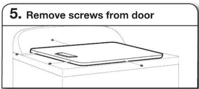 WHIRLPOOL WGD4950HW - REVERSE DOOR SWING (OPTIONAL) - 6