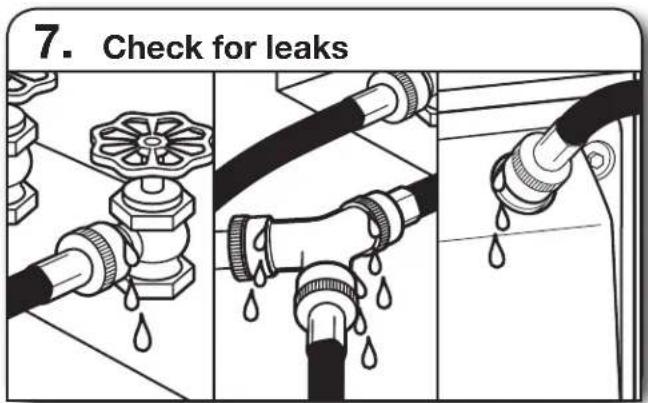 WHIRLPOOL WGD4950HW - Turn on cold water faucet - 2